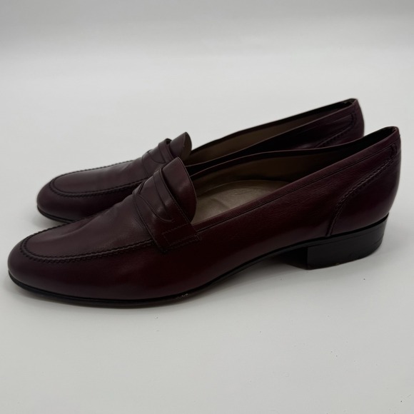 A. Testoni Walter Newberger Penny Loafers Slip-On Men US 12 M Leather‎ - Picture 1 of 8
